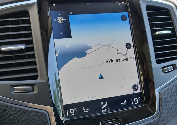 Volvo XC 90 cena 169900 przebieg: 80242, rok produkcji 2019 z Łódź małe 562